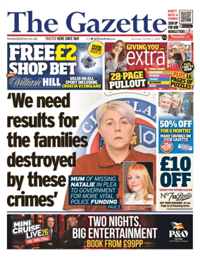 Cover of Teesside Evening Gazette