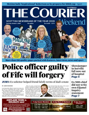 Cover of The Courier & Advertiser (Fife Edition)