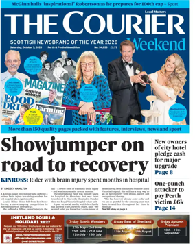 Cover of The Courier & Advertiser (Perth and Perthshire Edition)