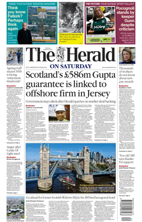 Cover of The Herald (Scotland)