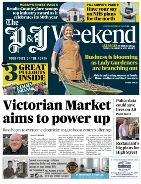 Cover of The Press and Journal (Inverness Highlands and Islands)