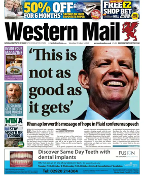 Cover of Western Mail