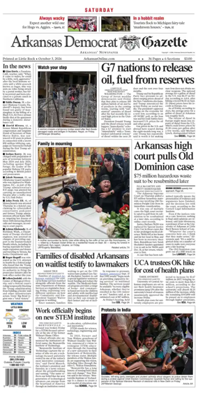 Cover of Arkansas Democrat-Gazette