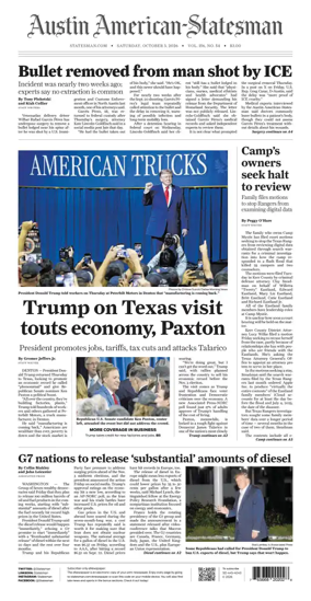 Cover of Austin American-Statesman