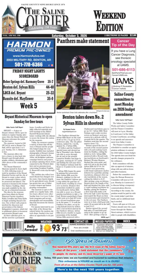 Cover of The Saline Courier Weekend