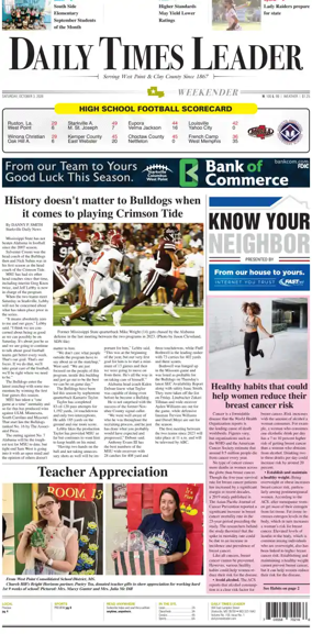 Cover of Daily Times Leader
