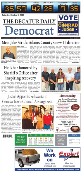 Cover of The Decatur Daily Democrat