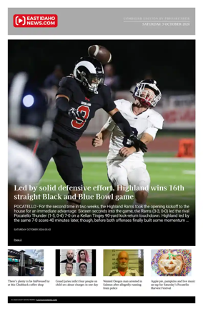 Cover of East Idaho News