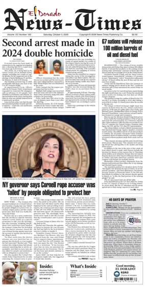 Cover of El Dorado News-Times (VCID - Camden News)