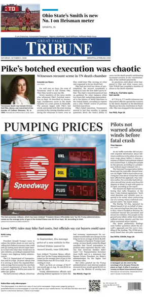 Cover of Great Falls Tribune