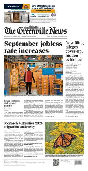 Cover of The Greenville News