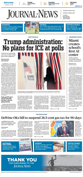 Cover of Hamilton Journal News