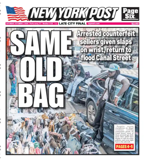 Cover of New York Post