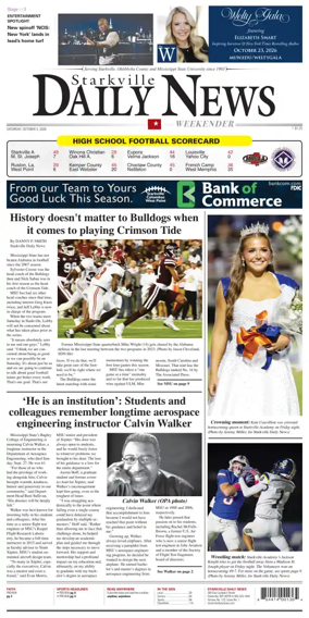 Cover of Starkville Daily News