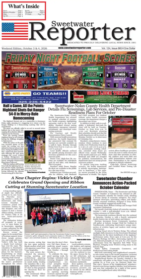 Cover of Sweetwater Reporter