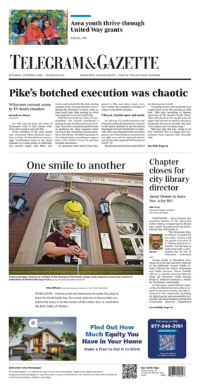 Cover of Telegram & Gazette