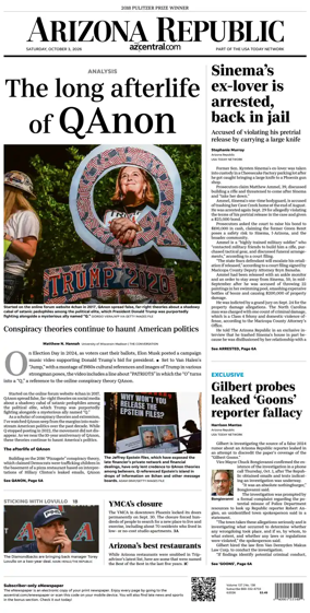 Cover of The Arizona Republic