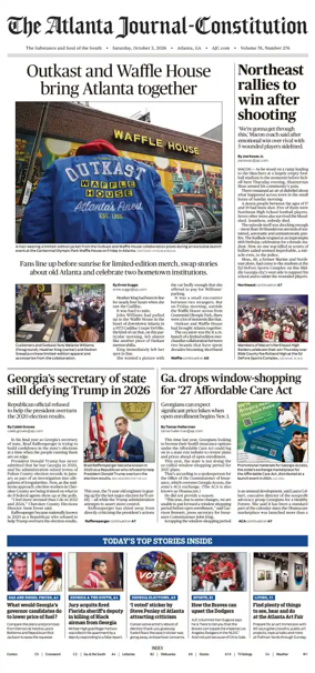 Cover of The Atlanta Journal-Constitution