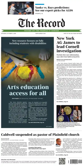 Cover of The Bergen Record