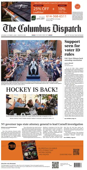 Cover of The Columbus Dispatch