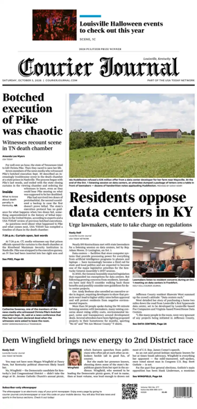 Cover of The Courier-Journal (Louisville)