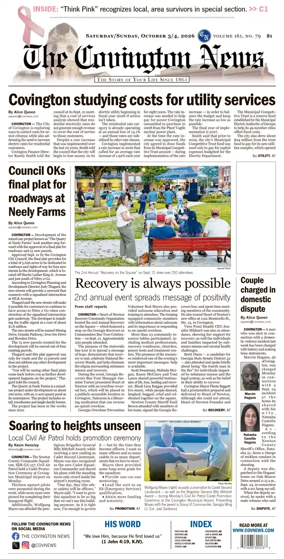 Cover of The Covington News