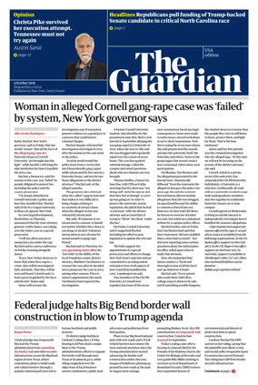 Cover of The Guardian (USA)