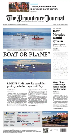 Cover of The Providence Journal