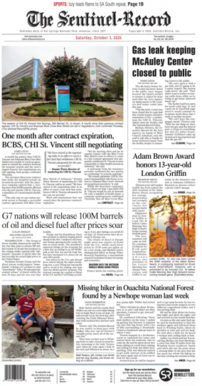 Cover of The Sentinel-Record