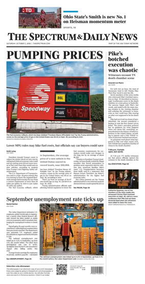 Cover of The Spectrum & Daily News