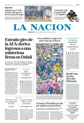 Cover of La Nacion
