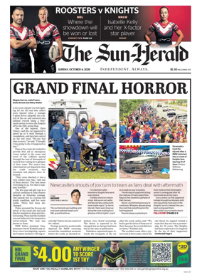 Cover of The Sydney Morning Herald