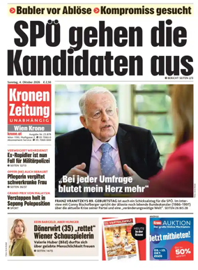 Cover of Kronen Zeitung