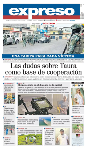 Cover of Diario Expreso