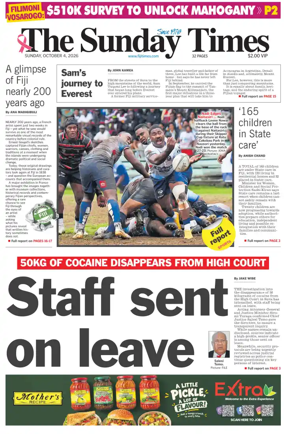 Cover of The Fiji Times