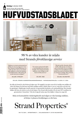 Cover of Hufvudstadsbladet