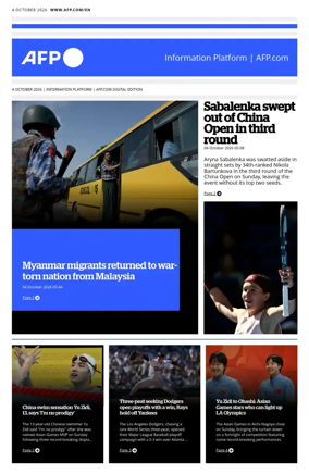 Cover of AFP English