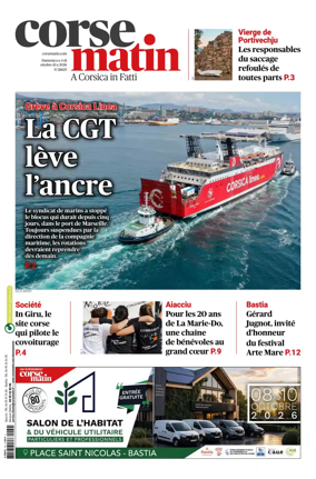 Cover of Corse Matin