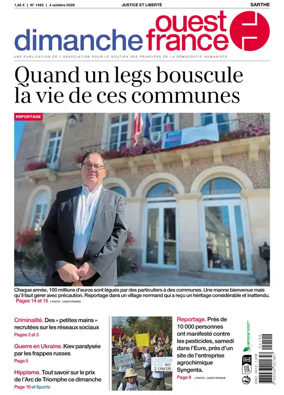 Cover of Dimanche Ouest France (Sarthe)
