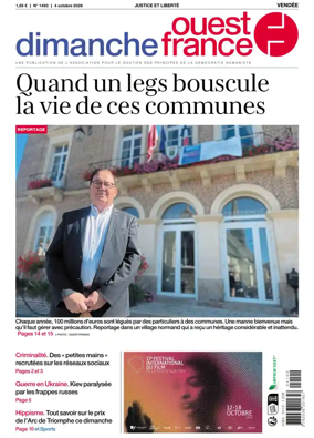 Cover of Dimanche Ouest France (Vendee)