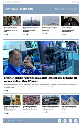 Cover of Euronews Business (German)