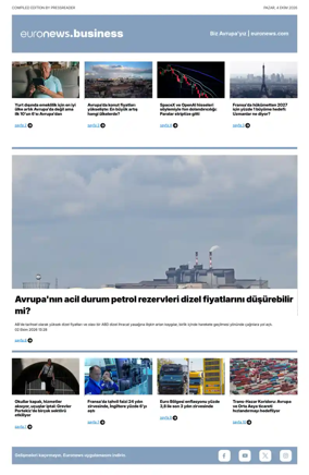 Cover of Euronews Business (Turkish) Compiled Editions