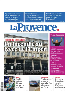 Cover of La Provence Salon-de-Provence / Pays salonais