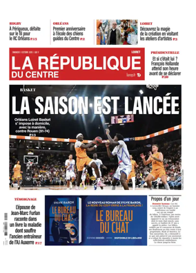Cover of La Republique du Centre (Orleans - Loiret))