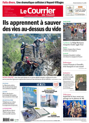 Cover of Le Courrier de l’Ouest (Saumur)