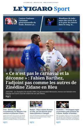 Cover of Le Figaro Sport