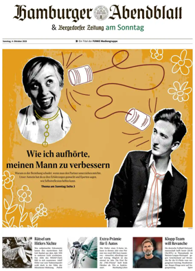 Cover of Hamburger Abendblatt am Sonntag