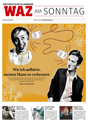 Cover of Westdeutsche Allgemeine Zeitung (WAZ am Sonntag)