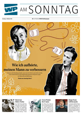 Cover of Westfalenpost (WP am Sonntag)