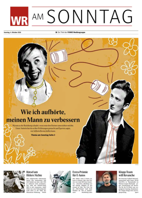 Cover of Westfalische Rundschau (WR am Sonntag)